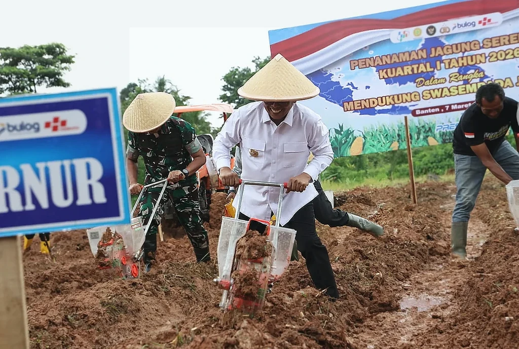 Gubernur Andra Soni Dorong Kolaborasi Lintas Sektor untuk Swasembada Jagung Banten