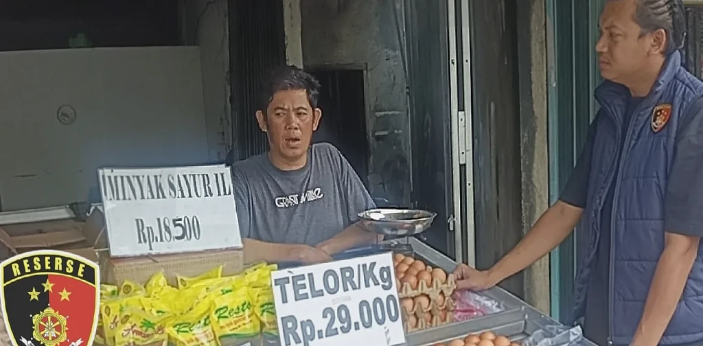 Satgas Pangan Cilegon Pantau Harga dan Stok Bapokting di Pasar Kranggot
