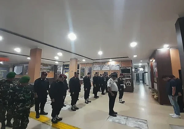 Lapas Bandar Lampung dan Kodim 0410 Kolaborasi Amankan Tarawih Warga Binaan