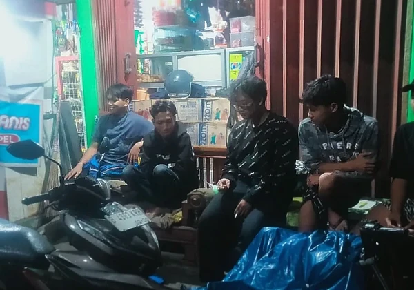 Polsek Kramatwatu Patroli ke Pemuda, Ingatkan Kamtibmas dan Cegah Balapan Liar