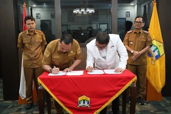 PMI Kabupaten Serang Serahkan Aset Gedung Kantor kepada Pemkot Serang