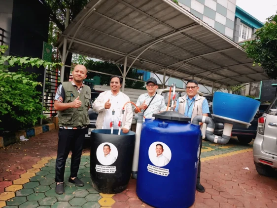 Gubernur Banten Distribusikan Toren POC untuk Kurangi Sampah Organik di Tangerang Selatan