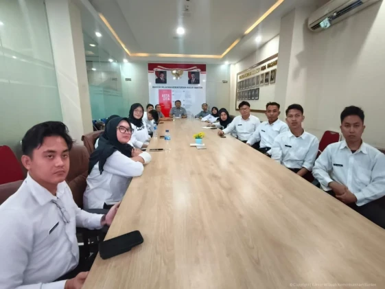 Peserta Magang Kemenkum Banten Terima Pembekalan dari Kementerian Ketenagakerjaan