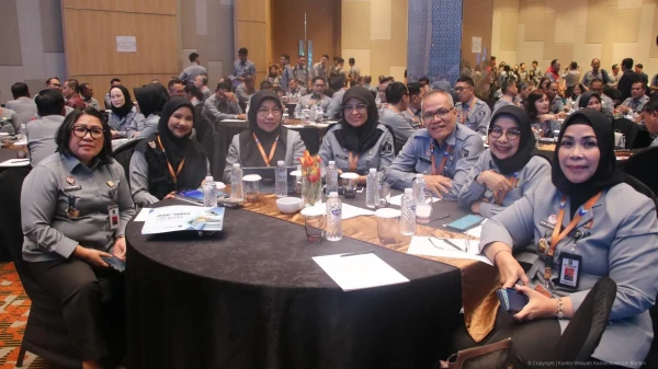 Hari Kedua Rakor Pengendalian Kinerja, Jajaran Kemenkum Banten Terima Penguatan Strategis Pimpinan Madya