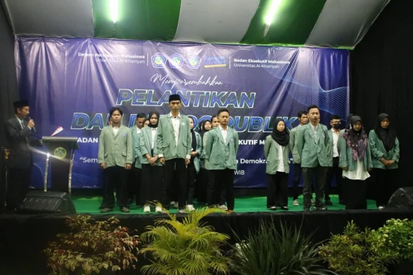 Kepengurusan Dilantik, Ketua BEM UNIVAL : Mahasiswa Al-Khairiyah Jadi Episentrum Pusat Pergerakan Mahasiswa di Cilegon